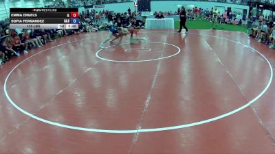 125 lbs Emma Engels, Illinois vs Sofia Fernandez, California Blue