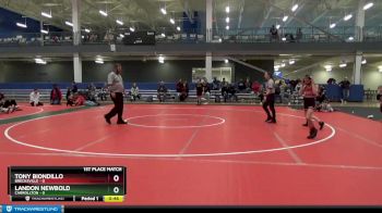 75 lbs Finals (2 Team) - Tony Biondillo, Brecksville vs Landon Newbold, Carrollton