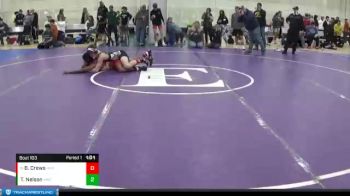141 lbs Champ. Round 1 - Brayton Crews, Hanover Hawkeye Youth Wrestlin vs Tanner Nelson, Arlington Wrestling Club