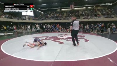 66 lbs Consi Of 8 #1 - Dax Huber, Patton vs Jeffrey Swanick, Hawley