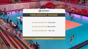 Full Replay - 2019 Turkey vs Thailand | Montreux Volley Masters - Turkey vs Thailand | Montreux Volley - May 16, 2019 at 2:03 PM CDT