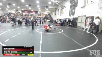 190 lbs Quarterfinal - Thai Nguyen, Ocean View vs Tasman Cassell, Newbury Park