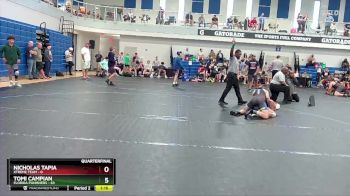 120 lbs Quarterfinals (8 Team) - Tomi Campian, Florida Punishers vs Nicholas Tapia, Xtreme Team