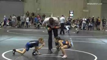 50 lbs Semifinal - Stephanie Garza, New Mexico vs Oria Parker, Blue T Panthers