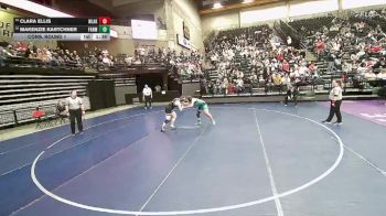 6A 140 lbs Cons. Round 1 - Makenzie Kartchner, Farmington vs Clara Ellis, Westlake