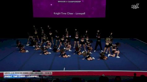 Knight Time Cheer - Lovespell [2026 L4.2 Senior Coed - D2 - Medium Semis] 2026 The D2 Summit