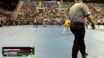 127 lbs Semifinal - Kashden Wadeson, Lisbon vs Logan Werner, Pembina County North