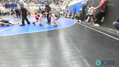 52 lbs Quarterfinal - Emmett Jerry, Rough Riders vs Creed Long, Marlow Outlaws