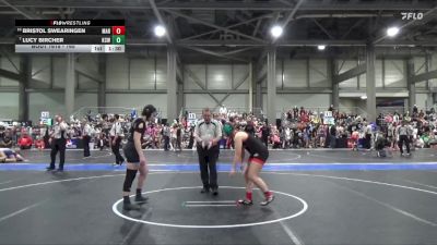 165 lbs Champ. Round 1 - Lucy Bircher, Kansas City WC vs Bristol Swearingen, Marysville