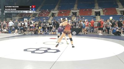120 lbs Cons. Sub-rd Of 16 - Autumn Wilson, Kansas vs Jillian Blake, Connecticut