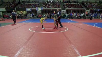 70 lbs Champ. Round 1 - Owen Yuhas, North Montana Wrestling Club vs Emmett Duncan, Miles City Wrestling Club