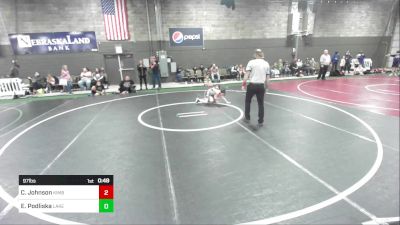 97 lbs Rr Rnd 1 - Chance Johnson, Kimball Wrestling Club vs Emmitt Podliska, Lakeview Youth Wrestling