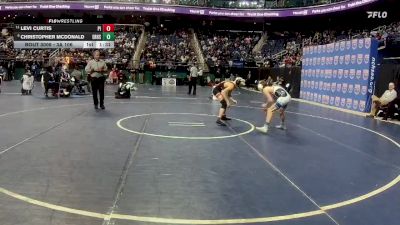 3A 106 lbs Champ. Round 1 - Levi Curtis, Pisgah High School vs Christopher Mcdonald, East Rowan High School