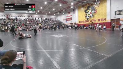 126 lbs Cons. Round 3 - Ved Desai, Revere vs Luke Jones, Cuyahoga Valley Christian Academy
