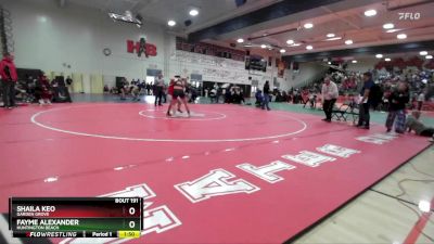 135 lbs Champ. Round 2 - Fayme Alexander, Huntington Beach vs Shaila Keo, Garden Grove