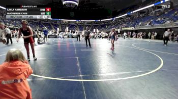 117 lbs Quarterfinal - Layla Namerow, Downingtown vs Mackenzie Case, Northwestern Lehigh