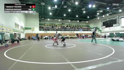 113 lbs Champ. Round 2 - Bradley Pulvers, Redondo Union vs Christian Napoles, Cabrillo/Long Beach