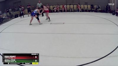 148 lbs Round 4 (8 Team) - Emma Stice, Nebraska Blue vs Miah Kenny, Nebraska Red