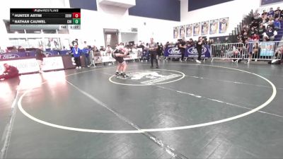 144 lbs Quarterfinal - Nathan Cauwel, Chino vs Hunter Artim, Servite