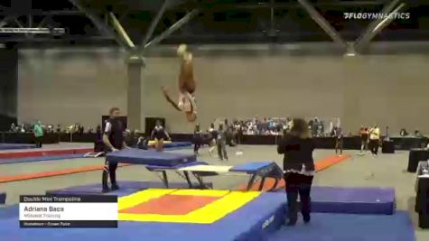 Adriana Baca - Double Mini Trampoline, Midwest Training - 2021 USA Gymnastics Championships
