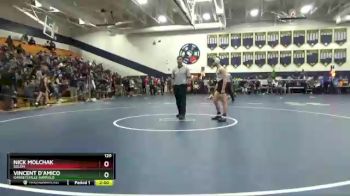 120 lbs Champ. Round 2 - Vincent D`Amico, Garretsville Garfield vs Nick Molchak, Solon