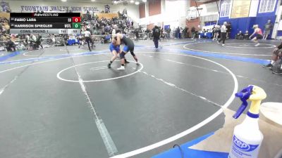 175 lbs Cons. Round 1 - Fabio Lara, San Dimas vs Harrison Spiegler, Westlake