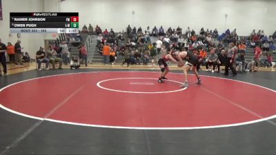 165 lbs Round 4 - Rainer Johnson, Fort Madison vs Owen Pugh, Louisa-Muscatine