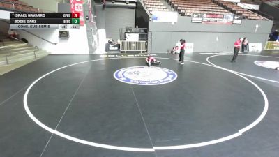 70 lbs Cons. Sub-semis - Bodie Danz, Bruin Elite Wrestling Club vs Israel Navarro, Ceres Pups Wrestling Club