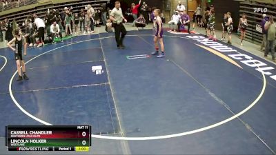 78 lbs Cons. Round 3 - Lincoln Holker, WESTLAKE vs Cassell Chandler, Southern Utah Elite