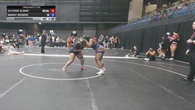 207 lbs Quarterfinal - Allyson Alaniz, Baker University vs Maray Rogers, Unattached