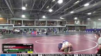 165 lbs Cons. Round 3 - Spencer Roth, Cornell College vs Drew Venteicher, Loras