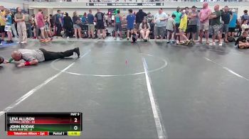 92 lbs Round 3 (6 Team) - Levi Allison, Georgia United vs John Rodak, Black Hive WC