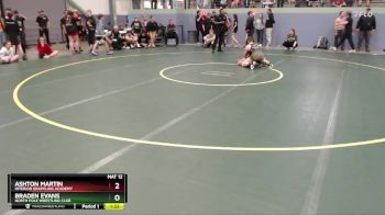 138 lbs Cons. Round 2 - Ashton Martin, Interior Grappling Academy vs Braden Evans, North Pole Wrestling Club