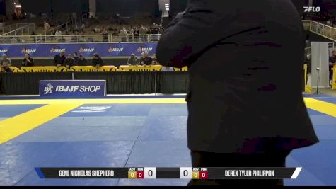 Derek Tyler Philippon vs Gene Nicholas Shepherd 2026 Pan Jiu Jitsu IBJJF Championship