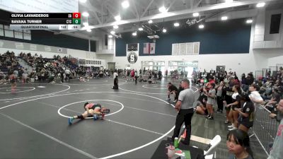145 lbs Quarterfinal - Olivia Lavanderos, Santa Ana vs Savana Turner, Costa Training Center