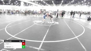 144 lbs Round Of 64 - James York, Silverback WC vs Landon Hetrick, Legacy Boltz WC
