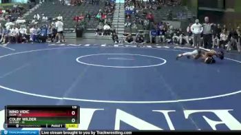 126 lbs Quarterfinals (8 Team) - Nino Vidic, Elgin vs Colby Wilder, Guthrie