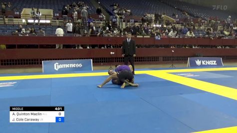 Alexander Quinton Maclin vs Jacob Cole Caraway 2024 Pan IBJJF Jiu-Jitsu No-Gi Championship