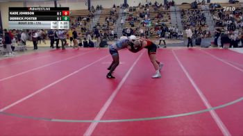 174 lbs Cons. Round 2 - Derrick Foster, Iowa Central Community College vs Kade Johnson, Iowa Central Community College