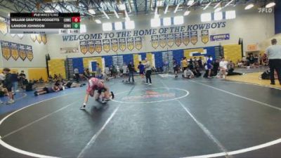 126 lbs Champ. Round 2 - William Grafton-Hodgetts, Region Wrestling Academy vs Landon Johnson, Black Creek Wrestling Club