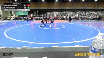 81 lbs Consolation - Brooklyn Carter, Mat Demon Wrestling Club vs Maya Quarles, Red Star Wrestling Academy