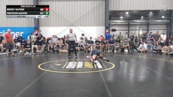123 lbs Rr Rnd 2 - Brody Sayers, DoughBoy WC - BHS vs GRAYDON MARTIN, Virginia Team Predator - BHS