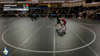 190 lbs Cons. Round 3 - Eva Jara, Iowa City West vs Josephine Manuel, Iowa City High