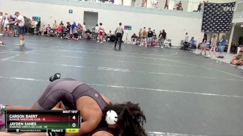 150 lbs Quarterfinal - Jayden Sanes, Scorpion Wrestling Club vs Carson Baert, Flagler Wrestling Club