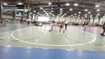135 lbs Rr Rnd 1 - Braxtyn Bauer, The Fort Hammers - MS vs Myles McGmamery, Rabbit Wrestling Club - MS