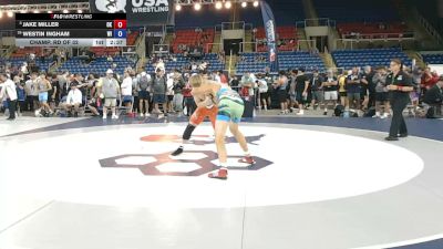 157 lbs Champ. Rd Of 32 - Jake Miller, Oklahoma vs Westin Ingham, Wisconsin