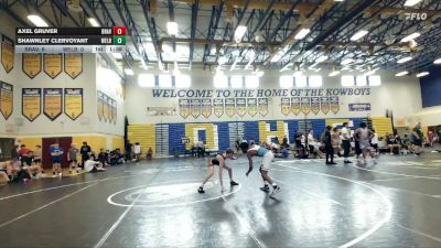120 lbs Round 6 (8 Team) - Shawnley Clervoyant, Wellington Black vs Axel Gruver, Braves WC