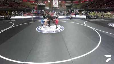 74 kg Champ. Round 1 - Joshua Riles vs Nicholas Dehart, Team Selma Wrestling Club