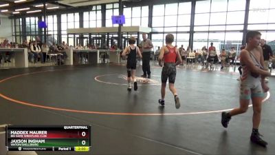 J-2 lbs Quarterfinal - Maddex Maurer, Big Game Wrestling Club vs Jaxson Ingham, Vinton/Shellsburg