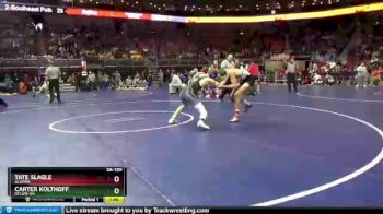 120 lbs Champ. Round 1 - Carter Kolthoff, BCLUW-SH vs Tate Slagle, Algona